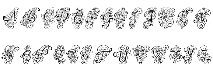 Fantasia Caps Font OTHER CHARS