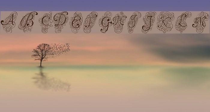 Fantasia Caps Font examples