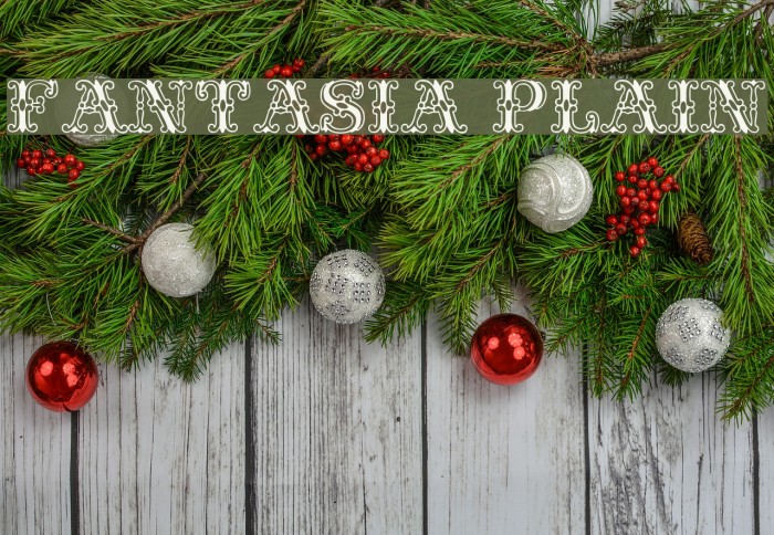 Fantasia Plain Шрифта examples