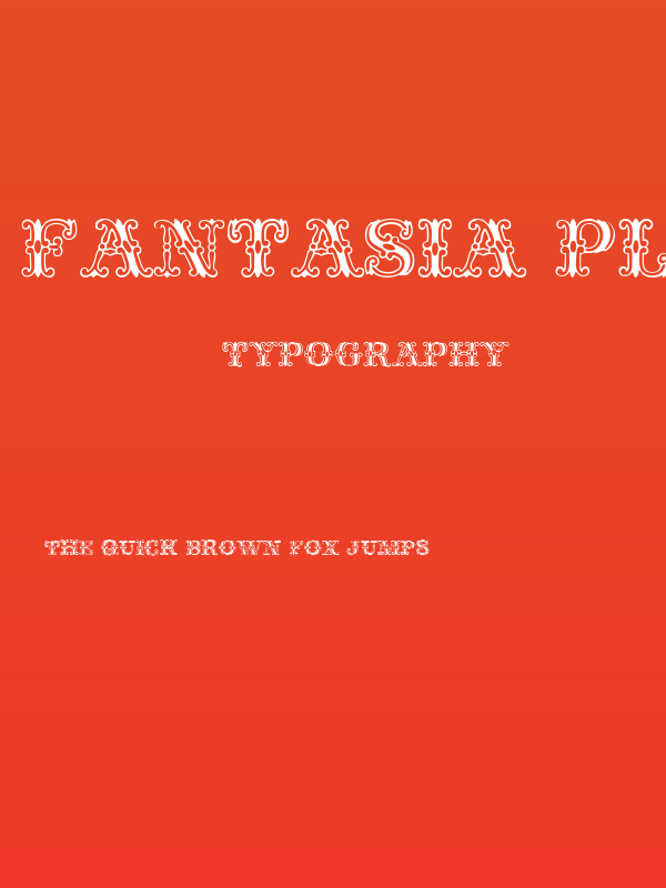 Fantasia Plain Poster