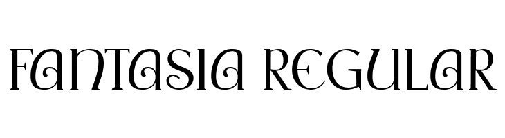 Fantasia Regular  Скачать бесплатные шрифты