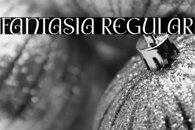 Fantasia Regular Font examples