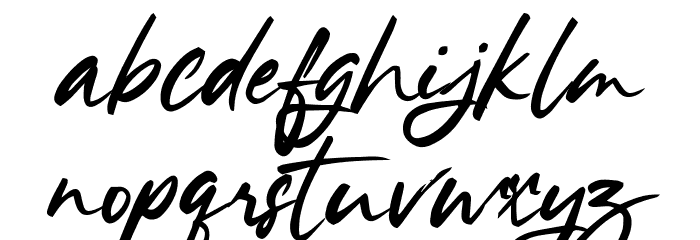 Fantasm and Secrets Font LOWERCASE