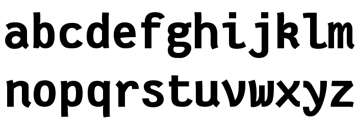 Fantasque Sans Mono Bold Schriftart Kleinbuchstaben