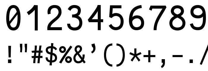 Fantasque Sans Mono Regular Font OTHER CHARS
