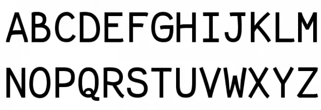 Fantasque Sans Mono Regular Font Litere mari