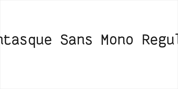 Fantasque Sans Mono Regular Logo