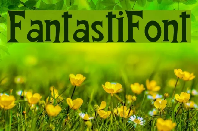 FantastiFont Example 2