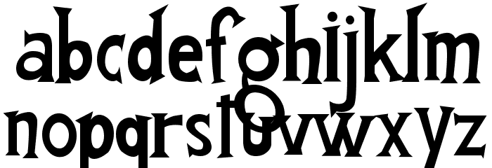 FantastiFont Font LOWERCASE