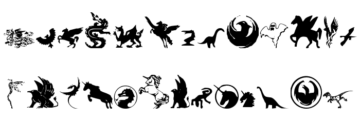 Fantastic Creatures Font LOWERCASE