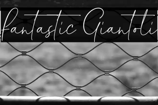 Fantastic Giantoli फ़ॉन्ट examples