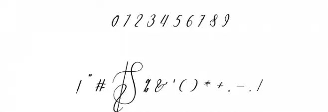 Fantastic-Italic Font OTHER CHARS