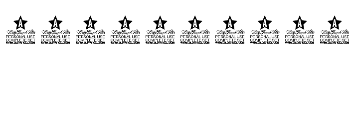 Fantastic Personal Use Font OTHER CHARS