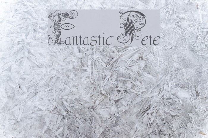 Fantastic Pete Font examples