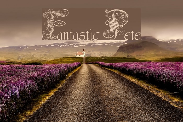 Fantastic Pete Font examples