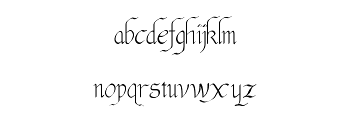 Fantastic Pete Font LOWERCASE