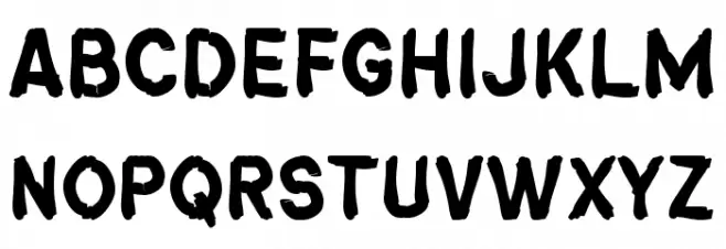 Fantastic Rock Schriftart Groß