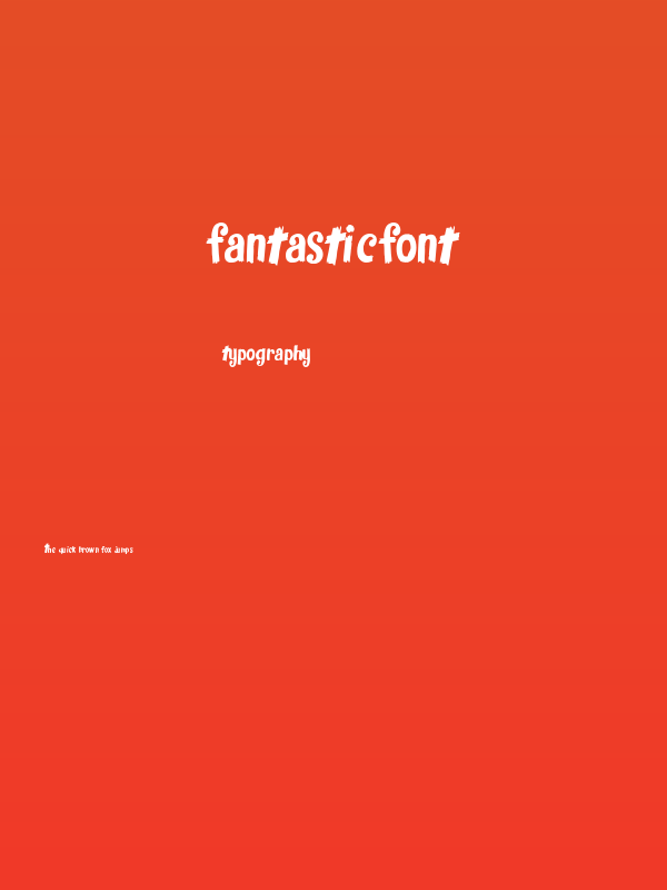 FantasticFont Poster