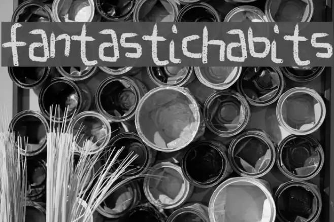 FantasticHabits フォント examples