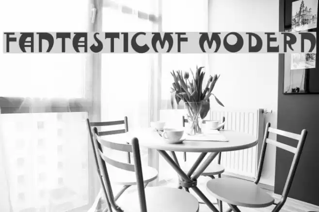 FantasticMF Modern خط examples
