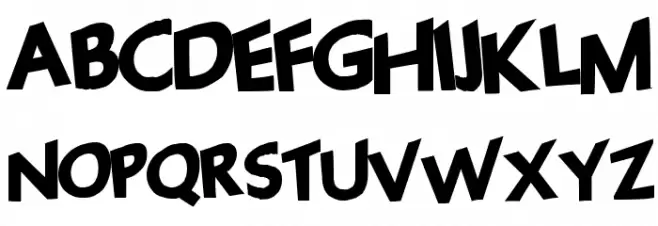 FantasticParty Шрифта ВЕРХНИЙ