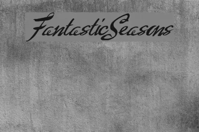 FantasticSeasons Font examples