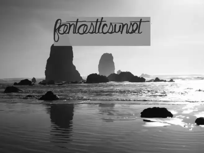 FantasticSunset フォント examples