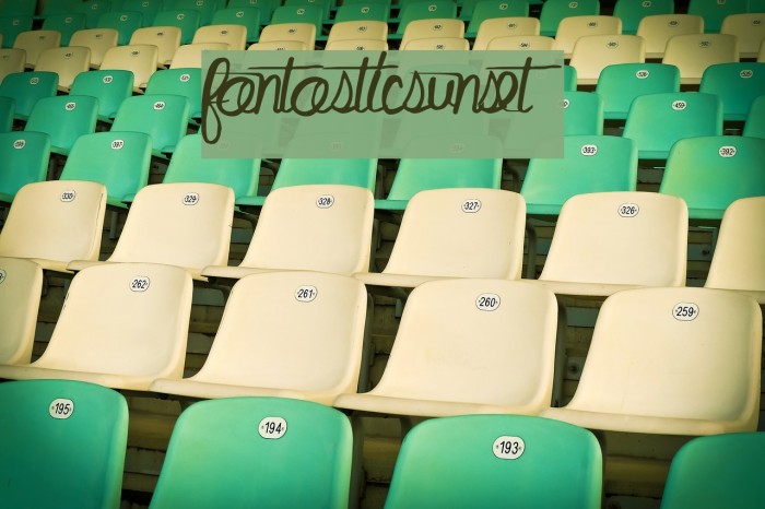 FantasticSunset Font examples