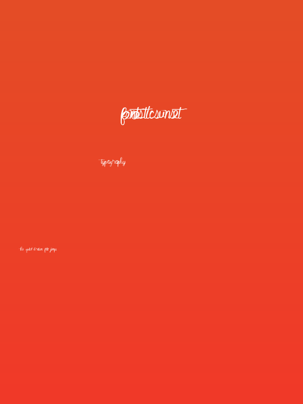 FantasticSunset Poster