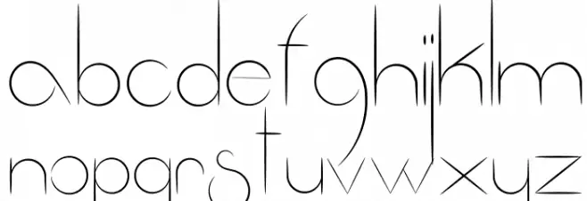 Fantastica Font LOWERCASE