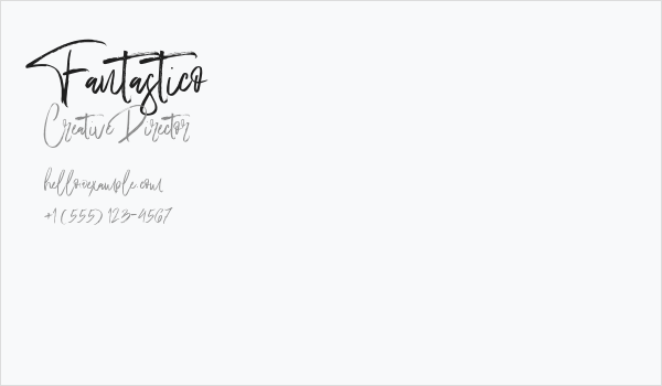 Fantastico Business Card