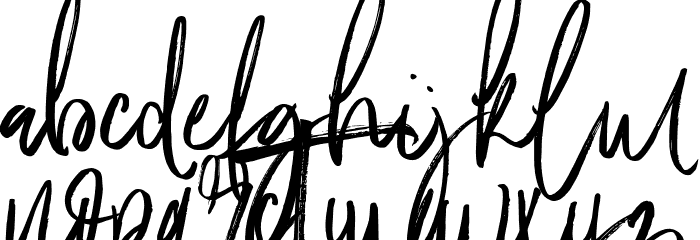 Fantastico Font LOWERCASE