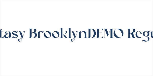 Fantasy BrooklynDEMO Regular Logo
