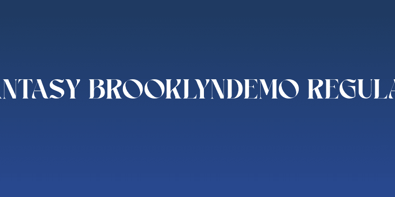 Fantasy BrooklynDEMO Regular Social Header