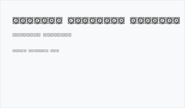 Fantasy Capitals Regular Business Card