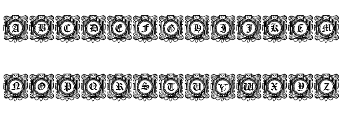 Fantasy Capitals Regular Font LOWERCASE