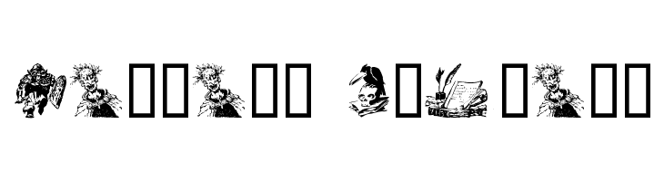 Fantasy Clipart Font