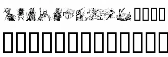 Fantasy Clipart Caratteri MINUSCOLO