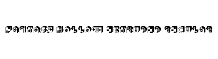 Fantasy Hollow Extruded Regular  免费字体下载