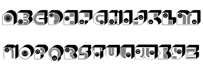 Fantasy Hollow Extruded Regular Font OTHER CHARS