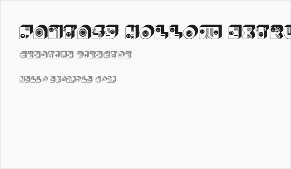 Fantasy Hollow Extruded Regular Business Card