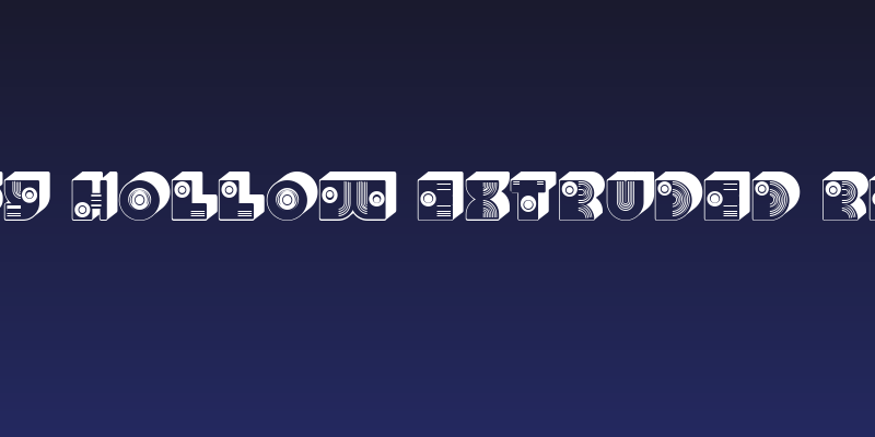 Fantasy Hollow Extruded Regular Social Header