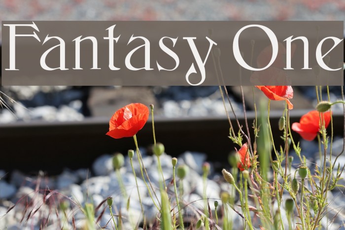 Fantasy One Font examples