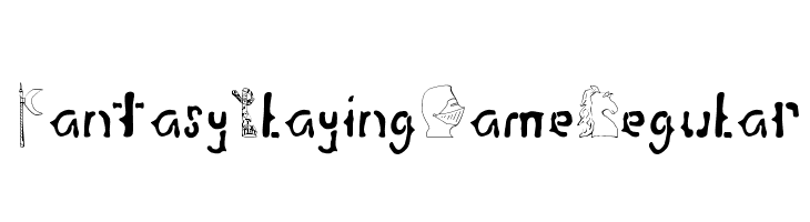 Fantasy Playing Game Regular  नि: शुल्क फ़ॉन्ट्स डाउनलोड