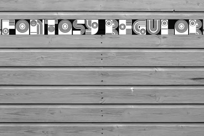 Fantasy Regular Caratteri examples