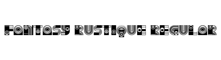 Fantasy Rustique Regular  Fuentes Gratis Descargar