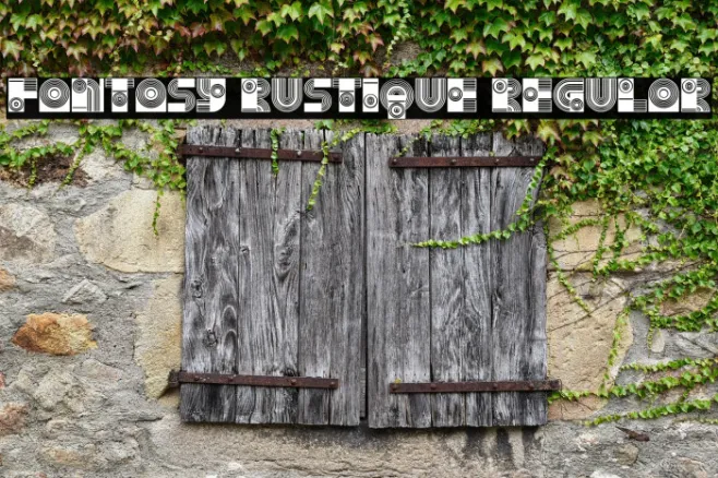 Fantasy Rustique Regular Example 1