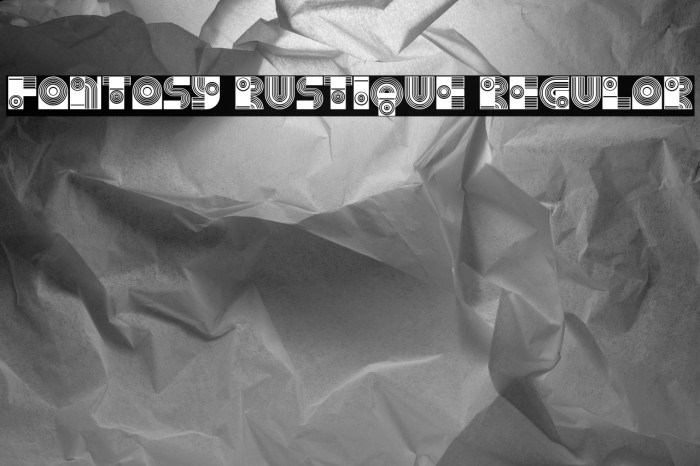 Fantasy Rustique Regular Example 3