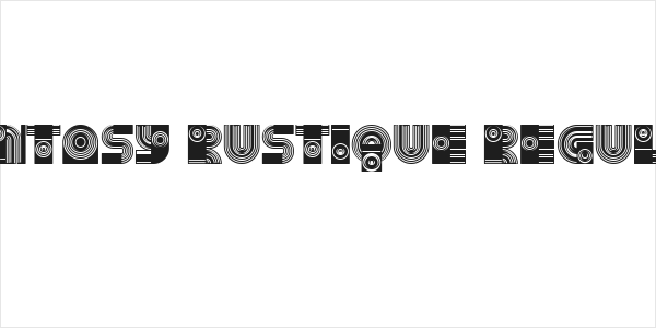 Fantasy Rustique Regular Logo