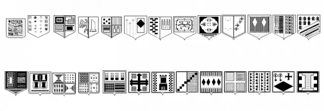 Fantasy Shields Regular फ़ॉन्ट अपरकेस